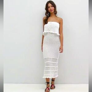 ASOS Strapless Crochet Dress 12